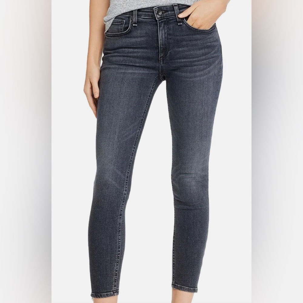 Rag & Bone- MINNA Cate Womens Mid-Rise Ankle Skinny Jeans